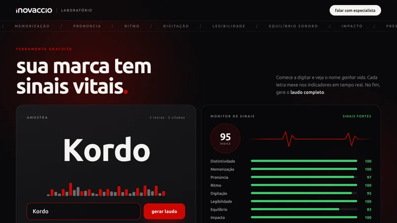 Raio-x de marca grátis